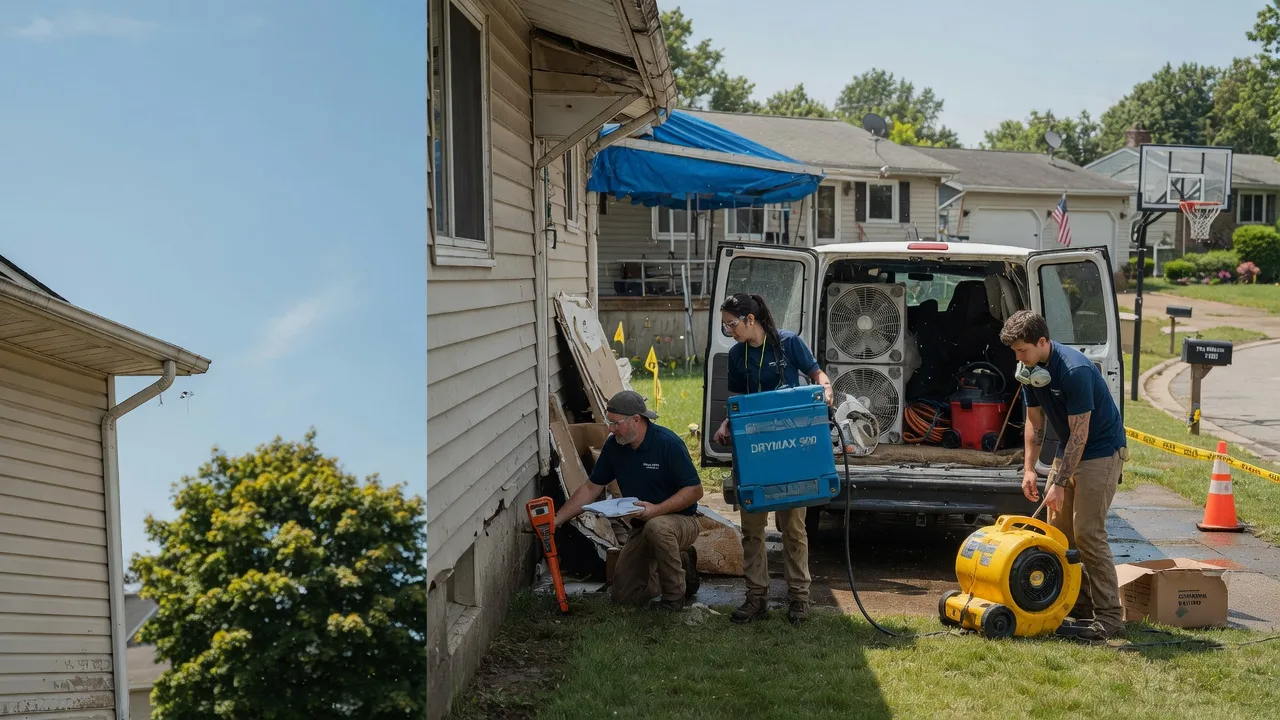 Ceiling Leak Cleanup in Hamburg, IA near me